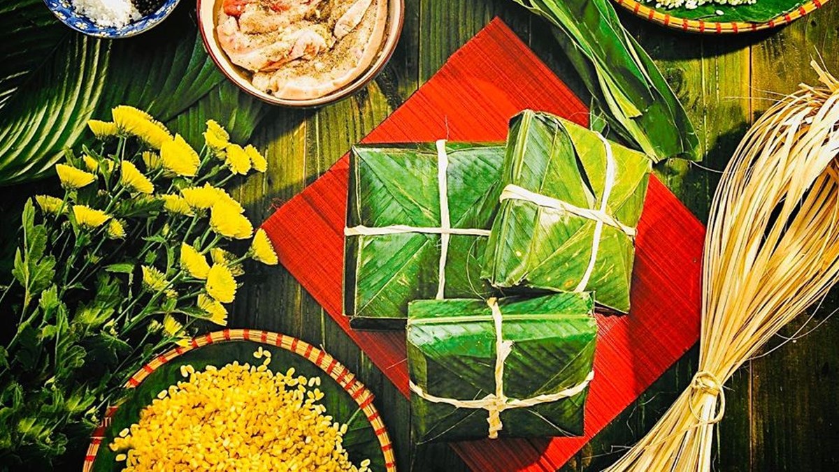 Bánh chưng ngày Tết
