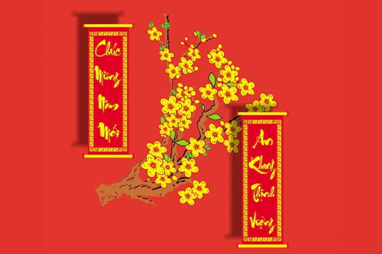 Câu đối đỏ ngày Tết