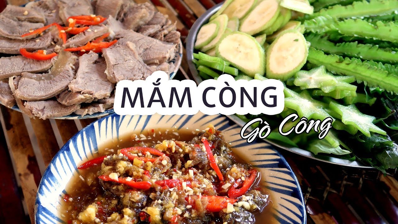 Mắm còng cốm ngò