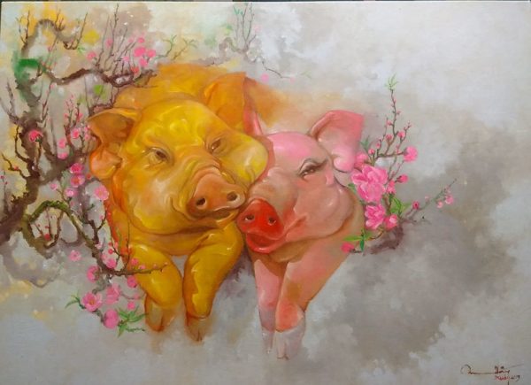 Tranh con giáp năm mới