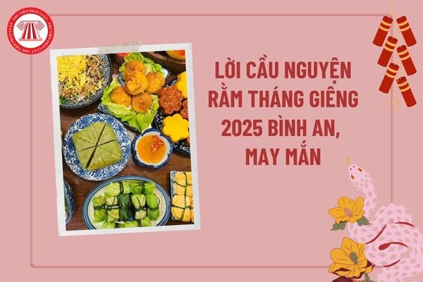 Cầu nguyện rằm tháng giêng
