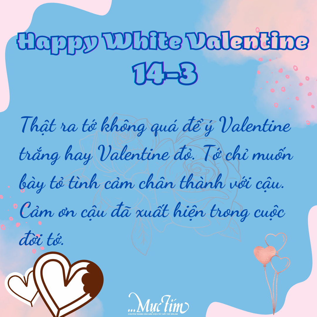 Hồi đáp Valentine Trắng