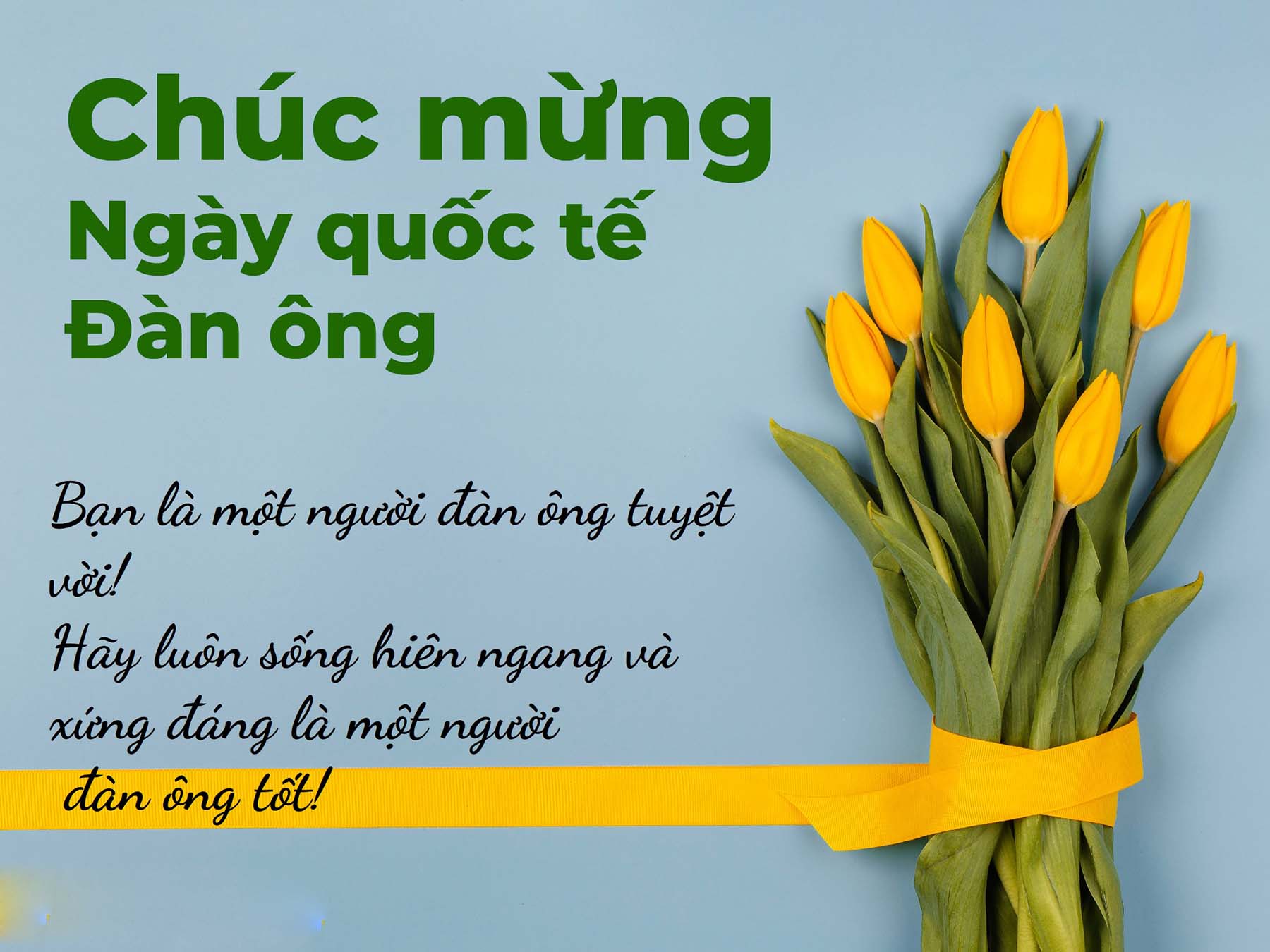 Lời chúc ngày đàn ông