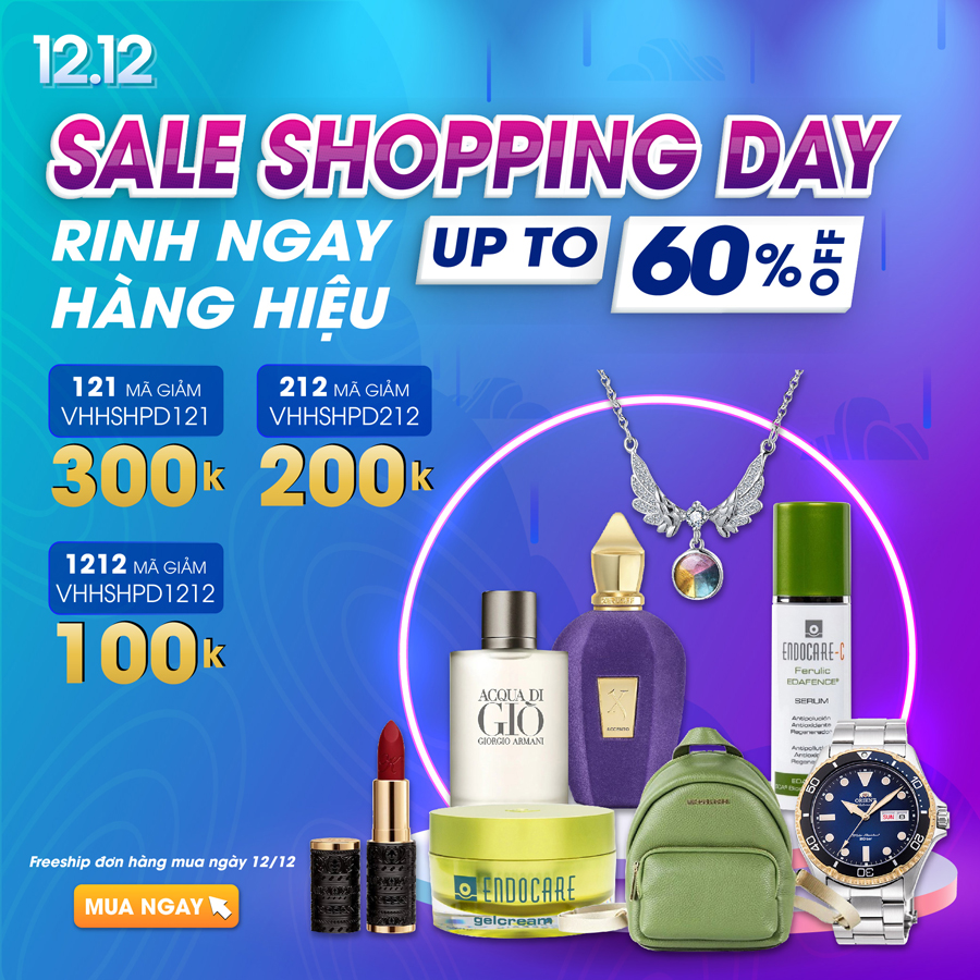 Mua hàng chính hãng 12/12