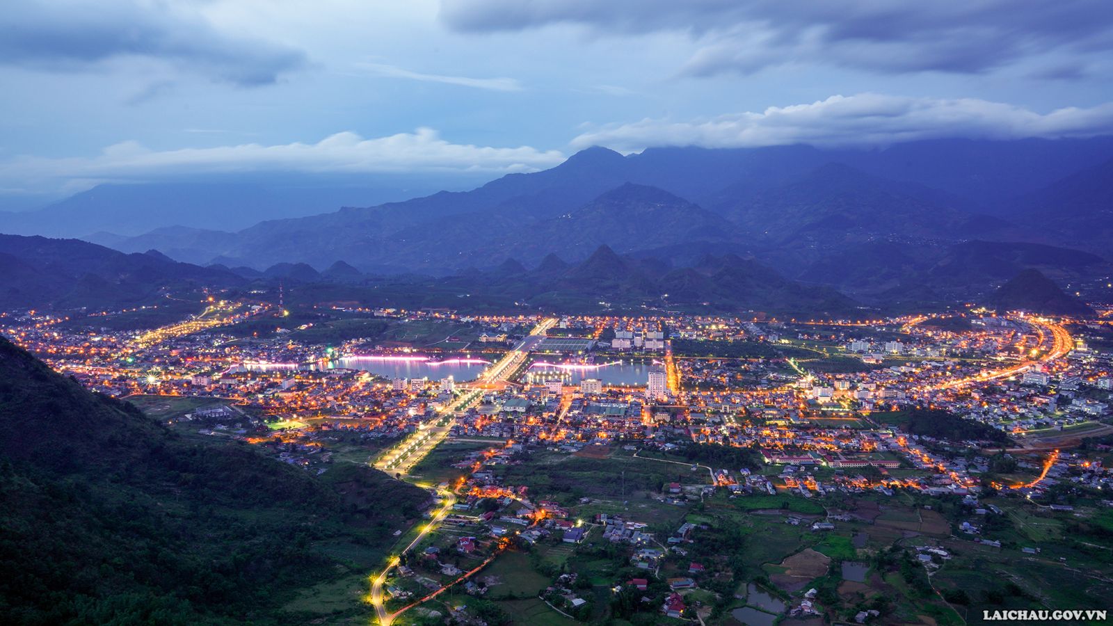 Toàn cảnh Lai Châu từ trên cao